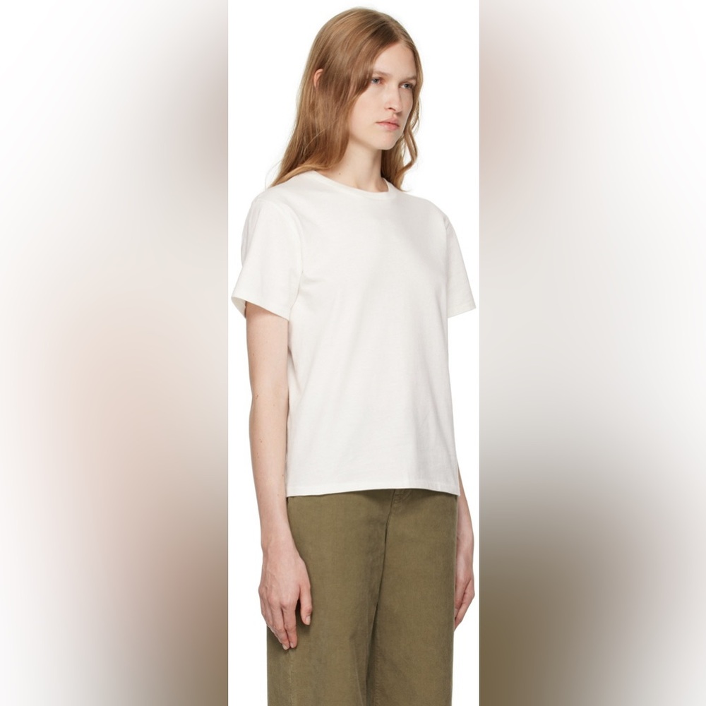 The Row White Calibi T-shirt - Picture 3 of 7